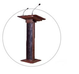 PA Lectern With VHF Two Wireless MICS