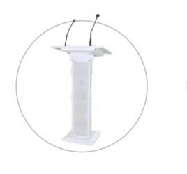 PA Lectern With VHF Two Wireless MICS