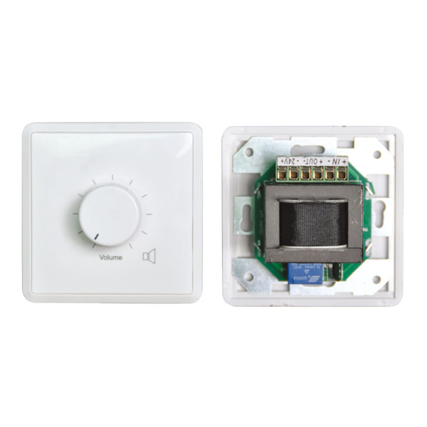 Volume control with resistor