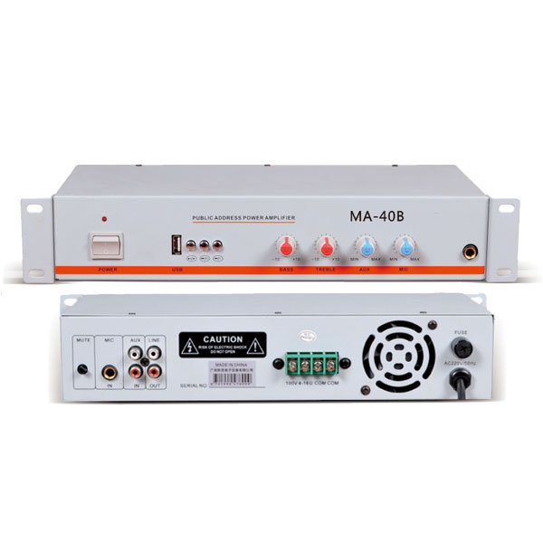 Mixer Amplifier With USB (40W)