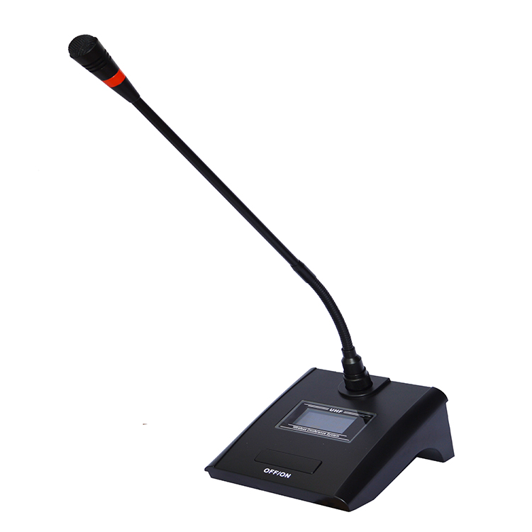 UHF Wireless Conference with 4 Microphone