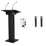 PA Lectern With VHF Two Wireless MICS