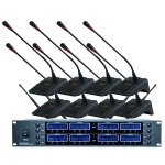 UHF Wireless Conference System with 8 Channels